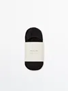 Massimo Dutti Pack Of 3 Pairs Of No-show Cotton Blend Socks