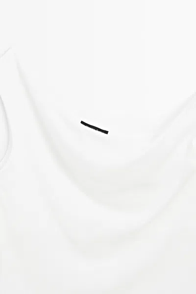 Massimo Dutti Asymmetric Off In White