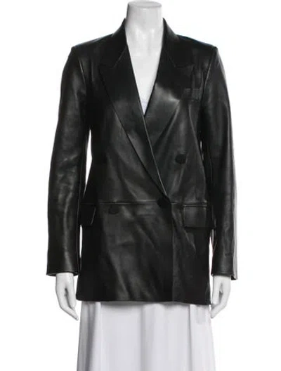 Pre-owned Massimo Dutti Blazer In Green