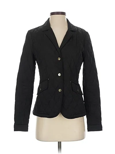 Pre-owned Massimo Dutti Blazer Jacket In Black