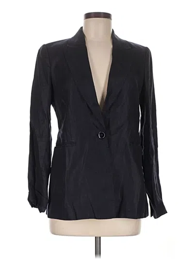 Pre-owned Massimo Dutti Blazer Jacket In Black