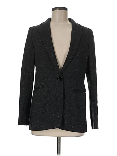 Pre-owned Massimo Dutti Blazer Jacket In Gray