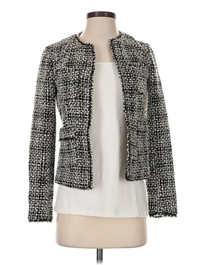 Pre-owned Massimo Dutti Blazer Jacket In Ivory