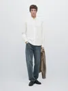 Massimo Dutti Camisa 100% Algodão In White