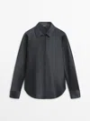 Massimo Dutti Camisa Fluida Satinada In Multi