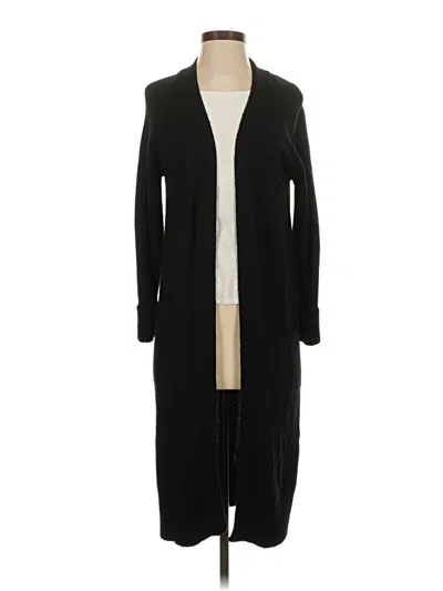 Pre-owned Massimo Dutti Cardigan Sweater In Black