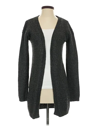 Pre-owned Massimo Dutti Cardigan Sweater In Gray