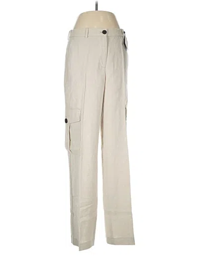 Massimo Dutti Cargo Pants In White