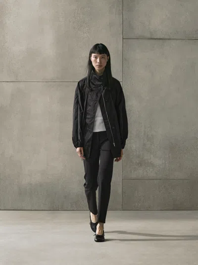 Massimo Dutti Casaco Bomber Com Pormenor De Bolsos In Black