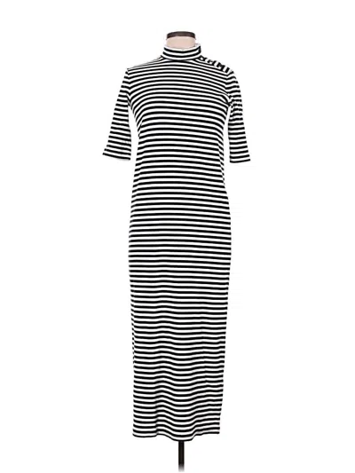 Pre-owned Massimo Dutti Casual Dress In Black