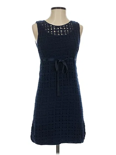 Pre-owned Massimo Dutti Casual Dress In Blue