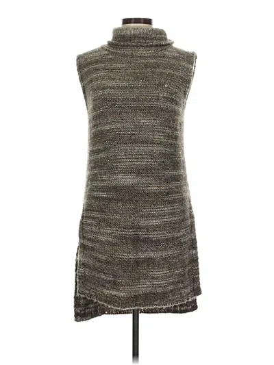 Pre-owned Massimo Dutti Casual Dress In Gray
