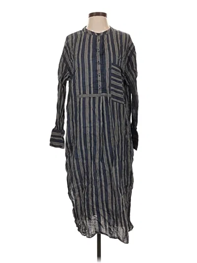 Pre-owned Massimo Dutti Casual Dress In Gray