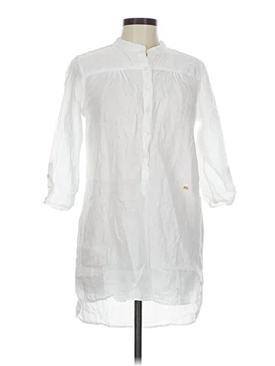 Pre-owned Massimo Dutti Casual Dress In White