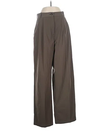 Pre-owned Massimo Dutti Casual Pants In Brown