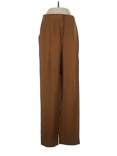 Pre-owned Massimo Dutti Casual Pants In Brown
