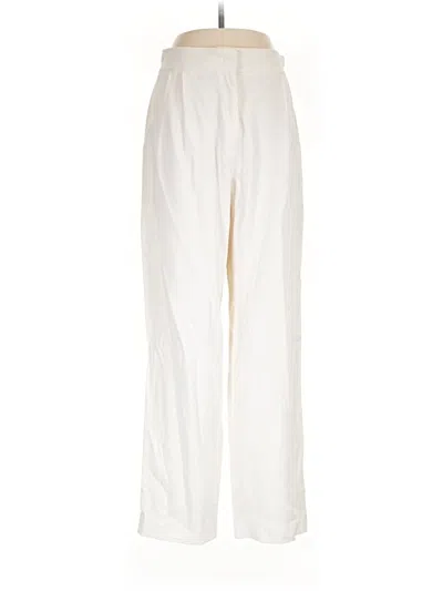 Pre-owned Massimo Dutti Casual Pants In Ivory