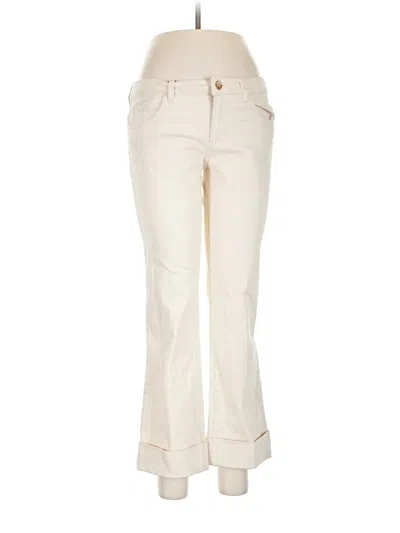 Massimo Dutti Casual Pants In Ivory