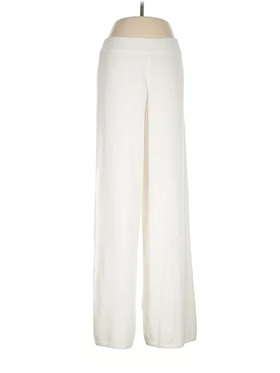Pre-owned Massimo Dutti Casual Pants In Ivory