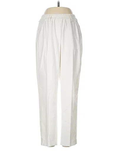Pre-owned Massimo Dutti Casual Pants In Ivory