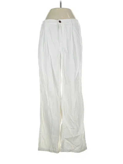 Pre-owned Massimo Dutti Casual Pants In Ivory