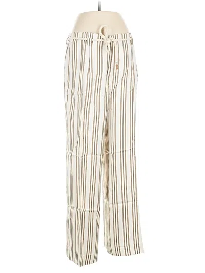 Pre-owned Massimo Dutti Casual Pants In White