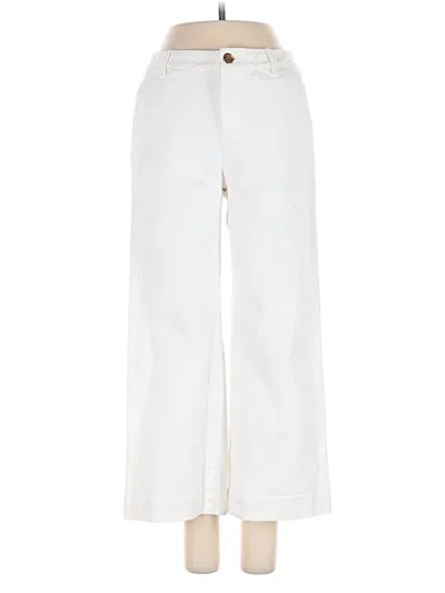Pre-owned Massimo Dutti Casual Pants In White
