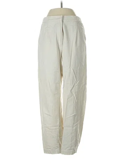 Pre-owned Massimo Dutti Casual Pants In White