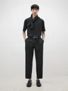 Massimo Dutti Chinohose Baumwollmischgewebe In Schwarz