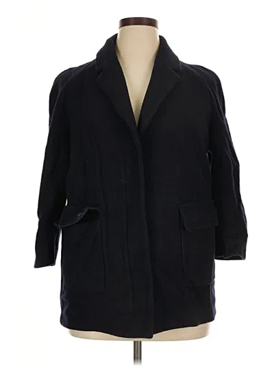Pre-owned Massimo Dutti Coat In Black