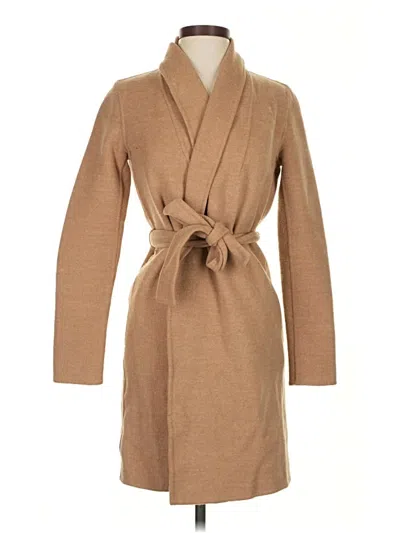 Pre-owned Massimo Dutti Coat In Brown