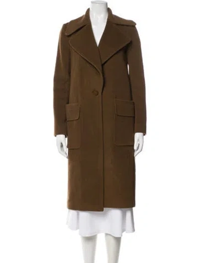 Pre-owned Massimo Dutti Coat In Brown
