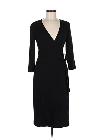 Pre-owned Massimo Dutti Cocktail Dress In Black