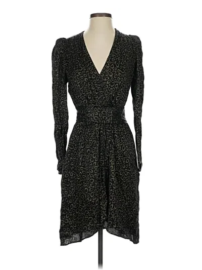 Pre-owned Massimo Dutti Cocktail Dress In Black