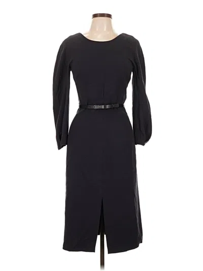 Pre-owned Massimo Dutti Cocktail Dress In Black