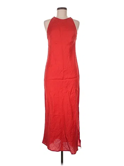 Pre-owned Massimo Dutti Cocktail Dress In Red