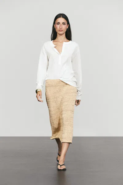 Massimo Dutti Cotton In Neutral