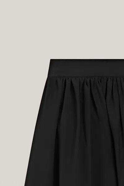 Massimo Dutti Culotte Pants With Pleated Detail In Blue