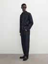 Massimo Dutti Jeansjacke Set In Indigo
