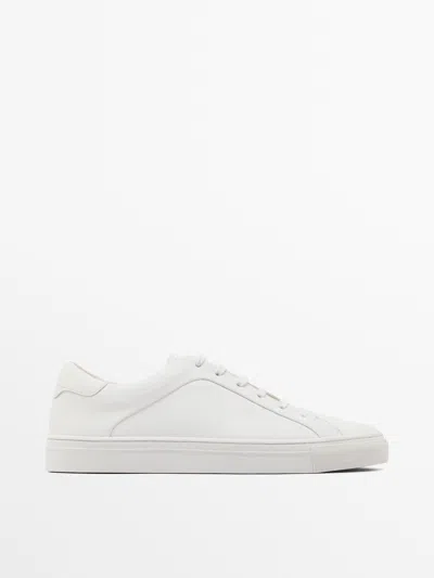 Massimo Dutti Deportivo Piel In White