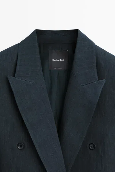 Massimo Dutti Double In Blue