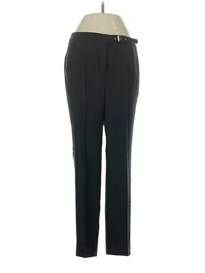 Pre-owned Massimo Dutti Dress Pants In Black