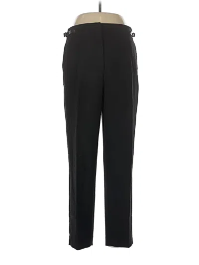 Pre-owned Massimo Dutti Dress Pants In Black