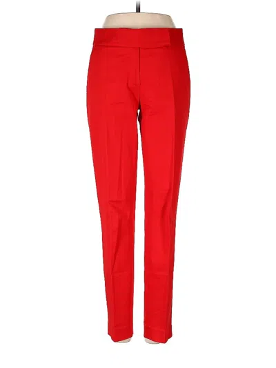 Pre-owned Massimo Dutti Dress Pants In Red