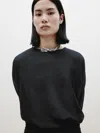 Massimo Dutti Dress With Sash Belt Detail In Schwarz