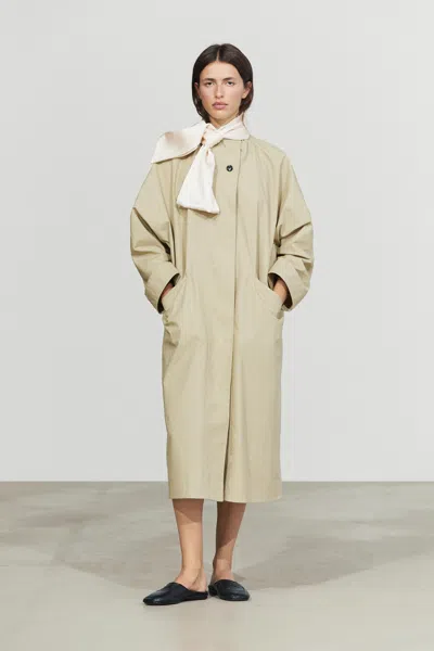 Massimo Dutti Écharpe Satinée In Cru