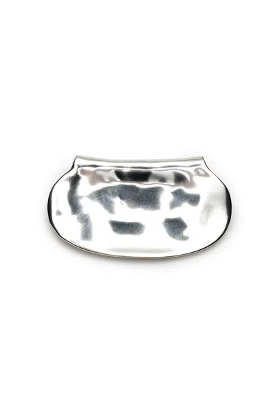 Massimo Dutti Broche Sobre In Metallic