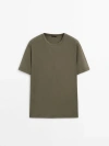 MASSIMO DUTTI FADED SHORT SLEEVE T-SHIRT