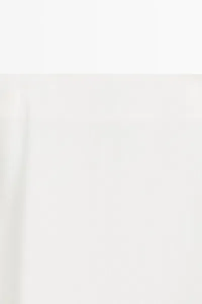 Massimo Dutti Flowing Midi Pareo Skirt In White
