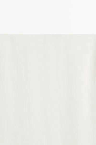 Massimo Dutti Flowing Midi Skirt With Lace Detail In White